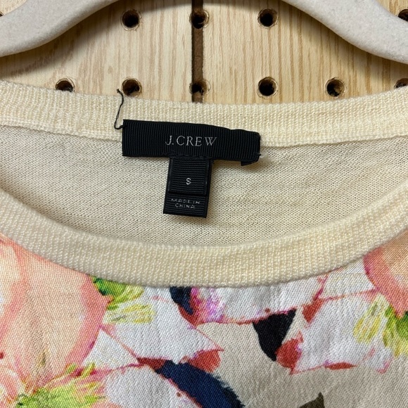 - J.Crew Merino Wool Floral Top - Picture 3 of 6